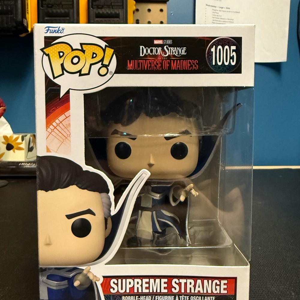 Funko Pop! Supreme Strange Blue and Black Figure